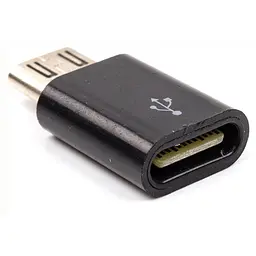 Адаптер PowerPlant USB Type-C (F) - XiaomicroUSB (M)