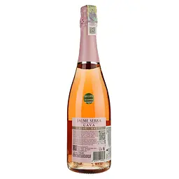 Вино ігристе Jaume Serra Cava Rosado Brut, рожеве, брют, 12%, 0,75 л (16652) - мініатюра 2