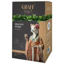  Уцінка. Чай Graff Delicate Puerh листовий 80 г