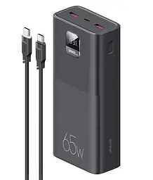 Універсальна мобільна батарея 30000 mAh, PB68, Black, 65 Вт Usams teh0019636