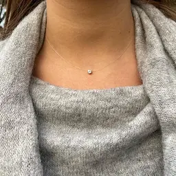 Золотий кулончик на лісці P-0024 - мініатюра 8