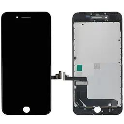 Дисплей iPhone 7 Plus чорний, оригінал PRC переклеєне скло, LG