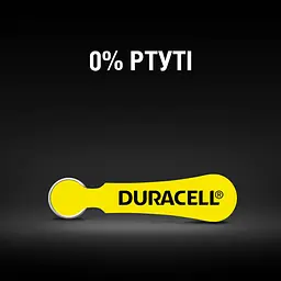 Батарейки для слухових апаратів Duracell Hearing Aid 10, 6 шт. - мініатюра 6