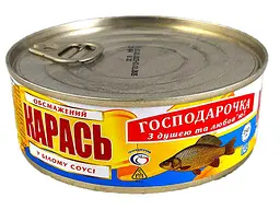 Карась ГОСПОДАРОЧКА 250г обсмажений у білому соусі