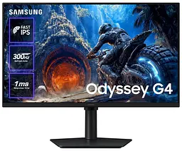 Монітор 27" Samsung Odyssey G4 G40H (LS27HG400EIXUA) 1920x1080 (FullHD) IPS 300 Hz - мініатюра 1
