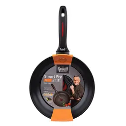Набір зі сковорідок Smart Fry Krauff ⌀24см, ⌀28см та універсальної кришки MultiSize + щипці та кухонна дошка - мініатюра 2