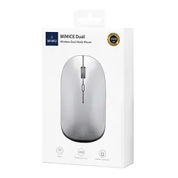 Миша бездротова WIWU WM110 Bluetooth + 2.4G Silver - мініатюра 5