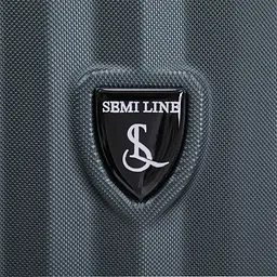 Валіза під ручну поклажу Semi Line 20 дюймів (S) дюймів (S) ABS-Plastic Navy-Green (T5859-1) - мініатюра 9