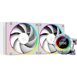 Водяне охолодження ID-Cooling Space LCD SL240 ARGB White - мініатюра 3