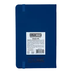 Щоденник недатований Buromax Touch Me L2U A6 штучна шкіра 336 сторінок синій (BM.26140-02) - мініатюра 2