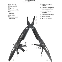 Мультитул Active Universal Tool Black - мініатюра 6