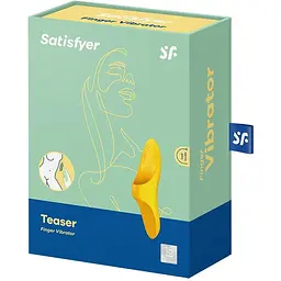 Вібратор на палець Satisfyer Teaser Dark Yellow - мініатюра 6