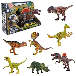 Колекційна фігурка динозавра зі звуком Animal Dinosaurs (3308A-1/2/3/4/5/6/7) в асортименті