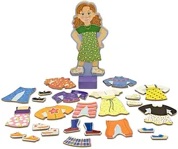 Магнітний набір Melissa&Doug Одягни Меггі (MD13552) - мініатюра 2