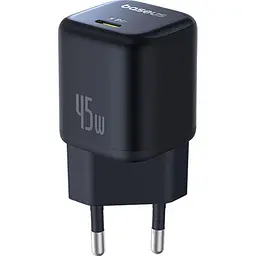 Мережевий зарядний пристрій Baseus PicoGo GaN Fast Charger Type-C 45W P10176800123-00 Black - мініатюра 4