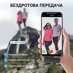 Мікрофон Fifine Wireless (M8) - мініатюра 5