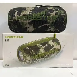 Bluetooth колонка Hopestar H49 зелений камуфляж - мініатюра 4