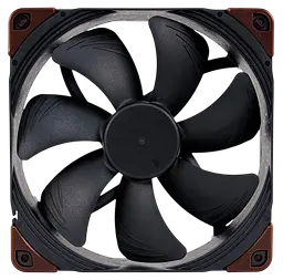 Вентилятор Noctua NF-F12 industrial Black Brown (NF-F12iPPC-3000 PWM) - мініатюра 3