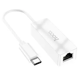 Перехідник Hoco UA22 Acquire Type-C ethernet adapter (100 Mbps) - мініатюра 9