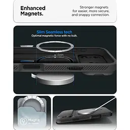 Чохол Spigen Optik Armor для iPhone 17 Pro Black (ACS09953) - мініатюра 14