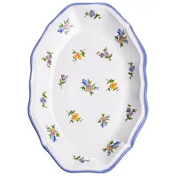 Столовий набір посуду тарілок і чашок 32 предмети на 6 персон Retro Floral порцеляновий Yiwu YY78-9A - мініатюра 7