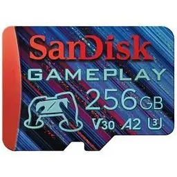 Карта пам'яті SanDisk 256GB microSDXC class 10 UHS-I U3 V30 A2 GamePlay (SDSQXAV-256G-GN6XN)