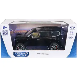 Автомодель TechnoDrive Toyota Land Cruiser 1:24 чорна (KM08222)