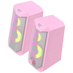 Колонки ігрові Havit HV-SK202 USB 2.0 pink (HV-SK202) - мініатюра 5