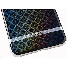 Чохол-накладка Solove TPU case 3D B2 with figure iPhone 7 Black - мініатюра 2
