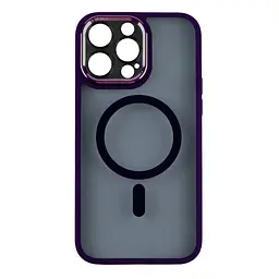 Чохол Creative TPU PC Metal Calais MagSafe Apple iPhone 15 Pro Max Deep Purple