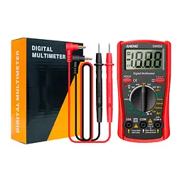 Цифровий мультиметр ANENG DM850, V, A, R, функція hFE (AN-DM850) - мініатюра 3