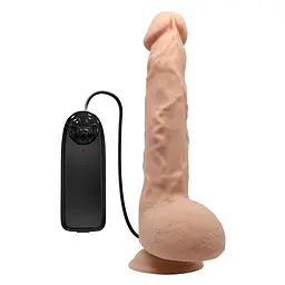 Вібратор Baile Реалістичний Beautiful Encounter Jason Vibrator Flesh, 25 см