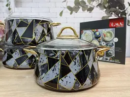 Набір посуду O.M.S. Collection 3053 Grey 7 предметів - мініатюра 6