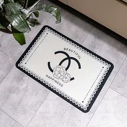 Придверний діатомітовий килимок Camellia 58×38 см Yiwu HP-42-125 - мініатюра 2