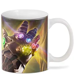 Кухоль GeekLand Thanos Танос жовтий 330 мл жовтий - мініатюра 2