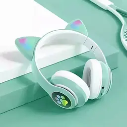 Навушники Bluetooth Tucci STN28 з вушками Mint green - мініатюра 5