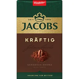 Кофе молотый Jacobs Kraftig натуральный жареный 500 г - миниатюра 2