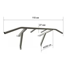 Турнік настінний Wide Pro білий NE-TR-16W - мініатюра 4