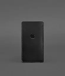 Шкіряний чохол для iPhone 12 Чорний Краст - мініатюра 2