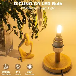 Комплект LED ламп DiCUNO G9 3 Вт, тепле біле світло - мініатюра 6