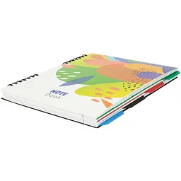 Блокнот Optima Flowers, B5 з розділювачами 120 аркушів, клітинка (O20356-16) - мініатюра 2