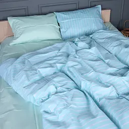 Підковдра MirSon Seafoam Stripe сатин 110х140 см (2200013051473) - мініатюра 3