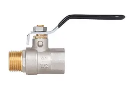 Кран кульовий Thermo Alliance Base 1/2" ВЗ прямий, PN40, важіль SD605W15 - мініатюра 3