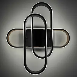 Світильник LED smart DIOR+пульт 90W 3000-5000K IP20 квадрат чорний + золото Violux ( 220915 ) - мініатюра 6