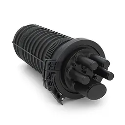 Муфта оптична Merlion ML-OP-F106H-144C, герметична, 5 вводів, до 6-ти касет, до 144 зварок, матеріал PP - мініатюра 2