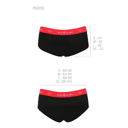 Трусики-шортики Passion PS003 Panties black L - мініатюра 3