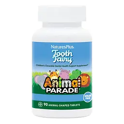 Вітаміни та мінерали Natures Plus Animal Parade Children's Tooth Fairy, 90 жувальних таблеток