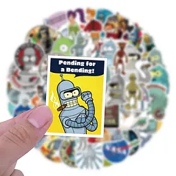 Стікерпак GeekLand Futurama 55 штук (X501) - мініатюра 4