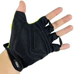 Велорукавиці Good Bike Mesh короткий палець розмір M салатові (94521Green-IS) - мініатюра 5