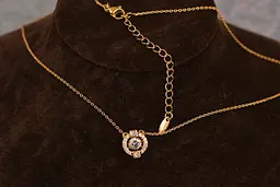 Набір Xuping Jewelry Коло з фіанітом, що танцює, з добором 5 см золотистий